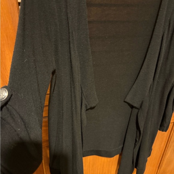 Pleione brand black open cardigan - Picture 3 of 6